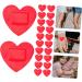 Veemoon 50pcs Heart Shaped Waterproof Tape Knuckle Pads - Cute Kids Plaster Heart Patches for Care - Buy Online on GoSupps.com