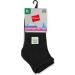 Hanes Women's 6-Pack Comfort Fit Black Ankle Socks 5-9 - Buy Online on GoSupps.com