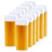 Sunting Warmwachtpatrons Roll on Set Honey Brazilian Waxing Kit for depilation wax roller wax 12 pieces per 100ml waxpatron honey 100 ml (12 Pack)