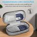 Medmax Insulin Cooling Bag - Portable Water-Repellent Organizer with 2 Cooling Packs for Diabetic Accessories - Insulated Gray Cooler for Insulin Pens - Buy Online on GoSupps.com