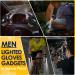 LED Flashlight Gloves for Men - Gifts for Dad, Boyfriend, Husband - Perfect for Fathers Day, Birthdays - Cool Gadgets for Mechanic, Car Guy - Unique Camping, Fishing, Hunting Gift - Black - Buy Online on GoSupps.com
