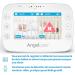 Angelcare Baby Monitor with Motion Sensor & Temperature Display | Bluetooth Connectivity - Buy Online on GoSupps.com