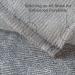 Extra Long 36-Inch Exfoliating Bath Cloth 3-Pack - Gray Nylon Towel for Ultimate Durability - Buy Online on GoSupps.com