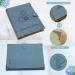 ZEEYUAN Leather Scrapbook Album - 60 Pages Love Memory Photo Album 8.5x11 | Travelling Journal & Family Scrapbook Kit - Perfect Gift for Couples, Anniversary, Wedding - Grayish-blue - Buy Online on GoSupps.com
