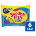 Swedish Fish Mini Soft & Chewy Halloween Candy - 24 Count (Pack of 6) Mixed-Fruit Assortment - Buy Online on GoSupps.com