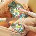 Buy Naanle Palm Leaf Dinosaurs Heat Bottle with Cover - 1L Hot Water Bottle for Pain Relief & Cold Therapy - Transparent Bag Ideal for Bed & Hand/Foot Comfort - Buy Online on GoSupps.com