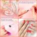 Niceneeded 20 Sheet Nail Art Sticker Kit Self-Adhesive Full Wrap Gradient Polish & Nail File for DIY Manicure Decoration for Women & Girls - Buy Online on GoSupps.com