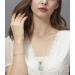 Ubrand Gemstone Perfume Bottle Pendant | Essential Oil Diffuser Necklace | Natural Crystal Agate Jewelry | Amazonite G Rosary Beads - Buy Online on GoSupps.com