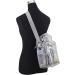 Eastsport Stadium Approved Clear Messenger Bag - 12 x 10 x 6 - Adjustable Crossbody Strap - Transparent Light Gray - Buy Online on GoSupps.com