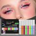 Makeup Eyeliner Pen Long Lasting Glow In The Dark Fluorescent Makeup Eyeliner Pencil for Daily Use at School Home and Outdoor during Travel and Business Trip for Halloween and Christmas - Buy Online on GoSupps.com
