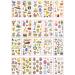 10Sheets Cartoon Temporary Stickers A/B Styles For Creative Body Art Easter Stickers For Boy Girl Easter Party Fa Easter Stickers Set A Series - Buy Online on GoSupps.com
