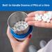 Electric Pill Crusher Grinder - Fine Powder Electronic Pulverizer for Medication and Vitamins - Stainless Steel Blades - by Pill Mill - Buy Online on GoSupps.com