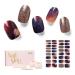 NAILOG Semi Cured Gel Nail Strips 34 pcs Salon-Quality Gel Nail Stickers Long Lasting Nail Wraps for Women with Soft Gel Finish Milky Way