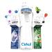 Cirkul Kit de d marrage de bouteille d'eau en plastique sans BPA de 946 ml avec couvercle bleu marine 2 cartouches de saveur (1 LifeSip Blueberry Grape 1 GoSip Kiwi Berry) z ro calories et sans