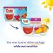 Dole Fruit Bowls Diced Peaches in Strawberry Gel - Gluten Free Healthy Snack - 4.3 oz Cups (Pack of 24) - Buy Online on GoSupps.com