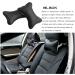 2pcs Memory Foam Car Headrest Pillows - Soft Neck Support Cushions for Comfortable Auto Driving - Universal Fit (Black) - Buy Online on GoSupps.com