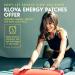 Klova Energy Patches - Boost Wakefulness with Caffeine Green Tea Peppermint & Vitamins B3 & B6 | International Shipping Available - Buy Online on GoSupps.com