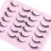 Goddvenus False Eyelashes D Curl Russian Strip Lashes Pack 3D Natural Cat Eye Lashes Wispy Fake Eyelashes Premium False Lashes Thin Cotton Band Fake Lashes 12 Pairs Wispy fox eye - Buy Online on GoSupps.com