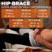 Incrediwear Hip Brace for Women and Men - Hip Pain Relief & Recovery Support - Reduces Swelling - Right Leg Medium - Buy Online on GoSupps.com