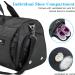 Travel Duffel Bag with Shoe Compartment & Wet Pouch for MMA & Jiu Jitsu Gear - Buy Online on GoSupps.com