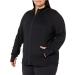 Amazon Essentials Women's Brushed Tech Stretch Full-Zip Jacket - Plus Size - Black (Large) - Buy Online on GoSupps.com