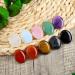 Xiannvxi 10pcs Palm Stone Set - Amethyst Rose Quartz Obsidian & Clear Quartz Healing Crystals - Natural Polished Gemstones for Wellness - Buy Online on GoSupps.com