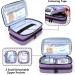 Yarwo Insulin Cooler Travel Case with 4 Ice Packs - Double Layer Diabetic Supplies Organizer in Purple - Buy Online on GoSupps.com