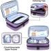 Yarwo Insulin Cooler Travel Case Double-Layer Diabetic Supplies Organizer - Purple | Includes 4 Ice Packs for Insulin Pens & Glucose Monitors | Large Size | Pack of 1 - Buy Online on GoSupps.com