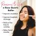 Rose Quartz Face Roller & Eye Massager Set for Women | Facial Skin Care Tools for Puffy Eyes | Self Care Gift - Buy Online on GoSupps.com