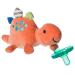 Mary Meyer WubbaNub Infant Pacifier  6-Inches  Pebblesaurus Dinosaur