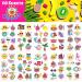 Summer Glitter Fruit Temporary Tattoos for Kids - Waterproof Stickers for Summer Parties & Luau Themes - 10 Sheets - Buy Online on GoSupps.com