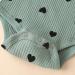 UUAISSO Baby Girls Cow Print Ruffled Outfit Set | Infant Clothing 6-9 Months Green Hearts - Buy Online on GoSupps.com