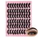 Bulk Cat Eye Faux Mink Lashes - 30 Pairs C Curl 18mm Long 3D Volume Natural False Eyelashes for Wholesale - Buy Online on GoSupps.com