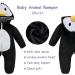 COOKY.D Unisex Winter Animal Hooded Baby Romper | Black Bird | 6-12 Months - Buy Online on GoSupps.com