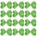 4 Inch Boutique Girls Hair Bows Hair Clips for Baby Girls Toddlers 12 Pcs Solid Color (Apple Green)