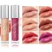 Moisturizing Marbled Liquid Lip Gloss | Water-Based Plumping Lip Gloss with Vitamin E | Hydrating Lightweight Formula for Soft Shiny Lips | 01 - Buy Online on GoSupps.com