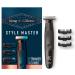 King C. Gillette Beard Trimmer for Men, Includes 1 Cordless Style Master Trimmer with One 4D Blade and 3 Interchangeable Combs, Waterproof King C. Gillette Style Master Trimmer