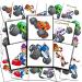 Blaze and the Monster Machines Tattoos Party Favors Bundle   70+ Pre-Cut Individual 2 x 2 Blaze Temporary Tattoos for Kids Boys Girls (Blaze Party Supplies MADE IN USA)