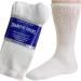 Creswell Diabetic Socks 18 Pairs Made in USA | White & Black Crew 13-15 - Buy Online on GoSupps.com