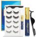 TING'S SOUL Eyelashes Magnetic Lashes Natural Fake 3D Lashes that Look Like Extensions False Eyelashes Magnetic (5 Pairs/ Style A)