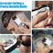 Professional Hair Clippers Cordless Haircut Kit Rechargeable 2000mAh Hair Beard Trimmer Haircut Grooming Kit with 10 Guide Combs & for barber/Men/Father/Husband/Boyfriend White - Buy Online on GoSupps.com
