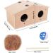 PetNanny Parakeet Nesting Box with Bamboo Bird's Nest & Coconut Shreds - Birdhouse Kit for Breeding & Playtime | Ideal for Parrots, Swallows, and Small Birds - Buy Online on GoSupps.com