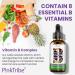 Liposomal Vitamin B Complex High-Dose Drops - 60ml | Vegan No Additives Supports Nervous & Immune System | 5-Pack - Buy Online on GoSupps.com