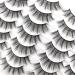 Wispy Volume Faux Mink Fluffy False Eyelashes - 14 Pairs (Light Volume) - Buy Online on GoSupps.com