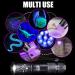ZASHMART UV Torch 87MM L 9LED Torch 395 NM Black Flashlight Powerful UV Light Pets Urine Detector 26MM Dia Ultraviolet Light Cat Dog Bed Dry Urine Detector (Pack of 5) (2 Modes Zoom Torch) - Buy Online on GoSupps.com
