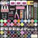 Reppkyh Acrylic nail set 42 boxes of glitter and acrylic liquid monomers nail tool set for nail decoration.