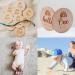 14 Pieces Wooden Baby Milestone Cards milestone Baby Cards Double Sided Milestone Discs Baby Gift Sets for Newborn Infants 0-12 Months Baby Shower Growth Recording - Buy Online on GoSupps.com