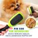 Rexipets Double-Sided Pet Grooming Set for Dogs & Cats - Small Deshedding Tool with Strong Grip - Lice & Flea Removal - Soft Bristles for Ultimate Grooming - Buy Online on GoSupps.com
