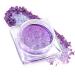 Single Cream Palette de fards paupi res chatoyants violet m tallis haute pigmentation longue dur e pour le maquillage des yeux avec un minimum de chute et une texture miscible mini