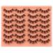 ALICE C Wispy Brown False Eyelashes - 14 Pairs DIY Lash Clusters for Fluffy Volume and Russian Strip Lash Extensions - Buy Online on GoSupps.com